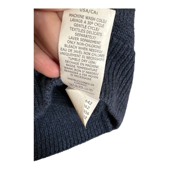 Chaps Mens Navy‎ Patterned Knit V-neck Sweater Vest-Size XL - Picture 6 of 8